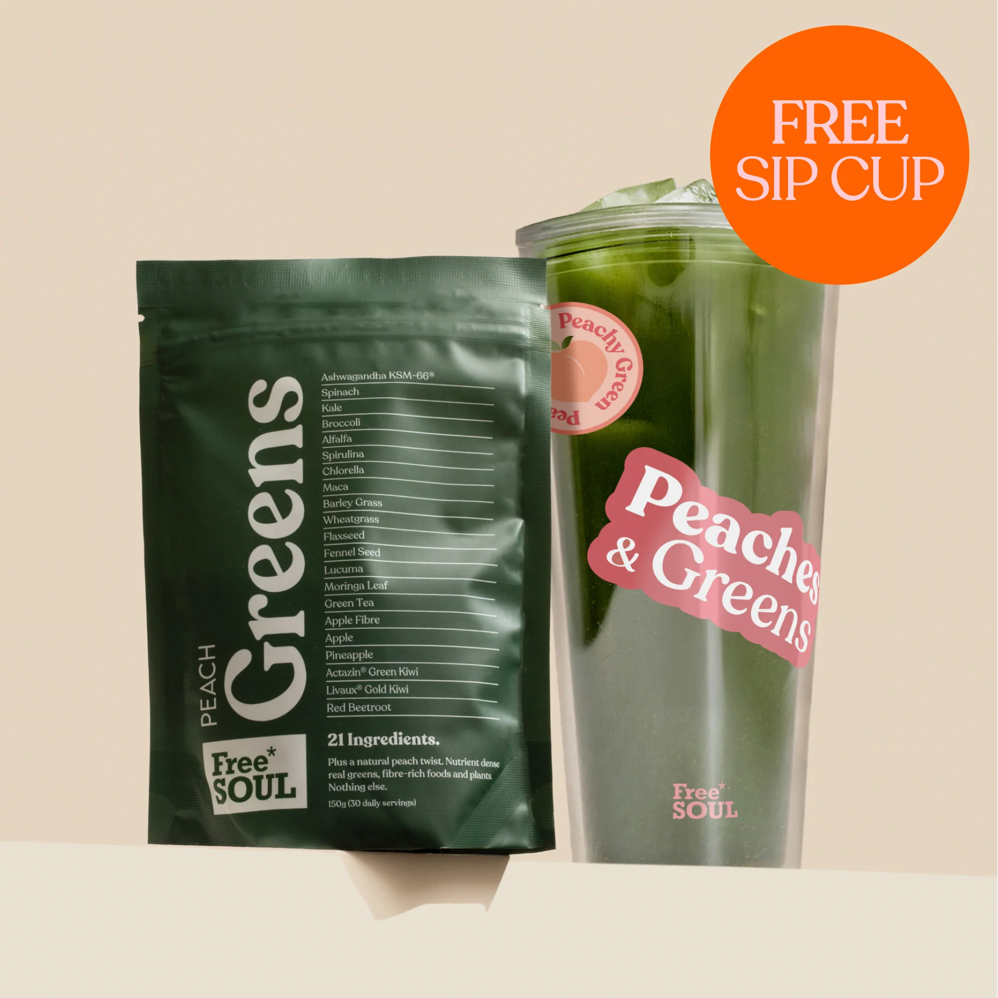 Free Soul Greens & Sip Cup - Image 5